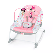 Bouncer bright starts MINNIE FOREVER BESTIES INFANT TO TODDLER ROCKER